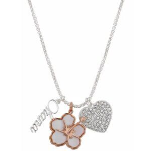 Lilo & Stitch Ohana Means Family Fine Silver Plated Neacklace